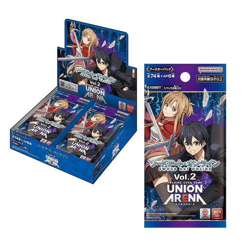 BANDAI UNION ARENA Booster Pack Sword Art Online Vol.2 [EX08BT] (BOX) 16 packs